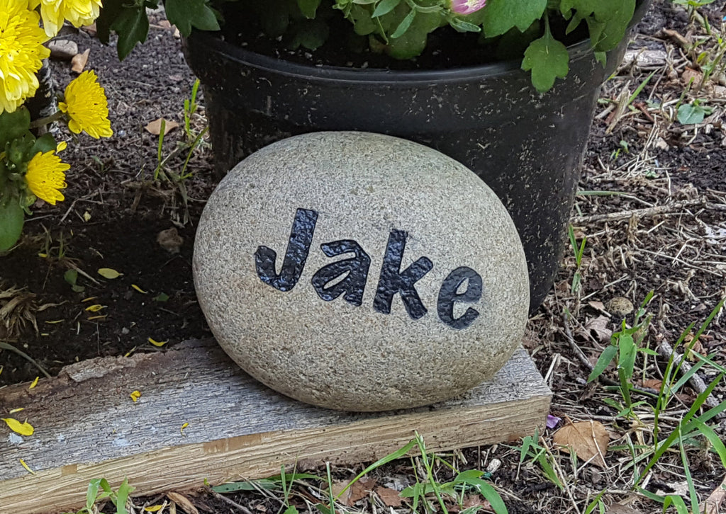 Grandkids Rock Great Christmas Gift - Custom Garden Rocks - Grandkids Rock - Name Rock - Personalized Landscape Rocks - Custom Garden Stone -  God Rocks