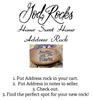 Address Rock - Newlywed Gift - Engraved Address Number - Address Marker - Wedding Gift - Stepping Stone- Garden Stones - God Rocks