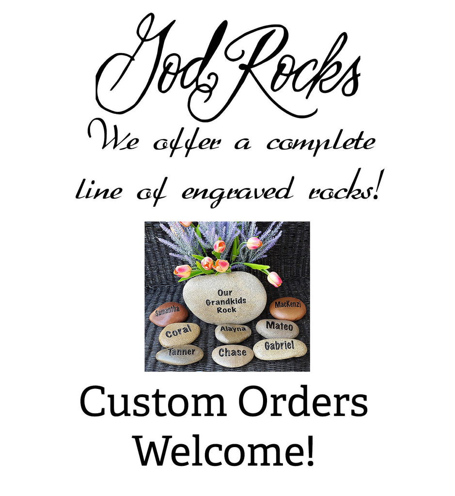 Address Rock - Newlywed Gift - Engraved Address Number - Address Marker - Wedding Gift - Stepping Stone- Garden Stones - God Rocks