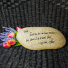 Custom Hand Written Father's Day Gift, Personalized Yard Stone, God Rocks, Garden Stone, River Rock, Actual Handwriting