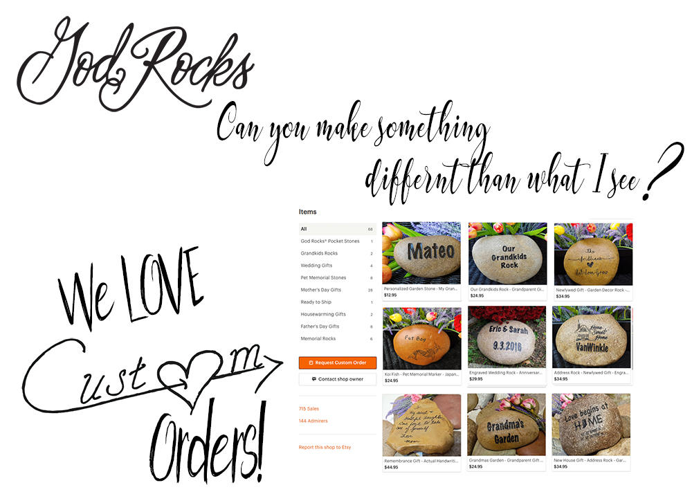 Engraved Wedding Rock - Anniversary Stone - Personalized Wedding Gift - Engraved Rock - Wedding Stone - Family Established - Wedding Gift