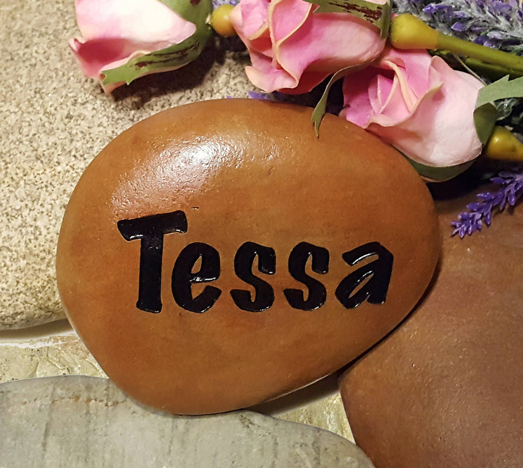 Grandkids Rock Mother's Day Gift for Grandma - Grandkids Rock - Name Rocks for Garden - Personalized Garden Stone - Custom Stone Engraving - God Rocks