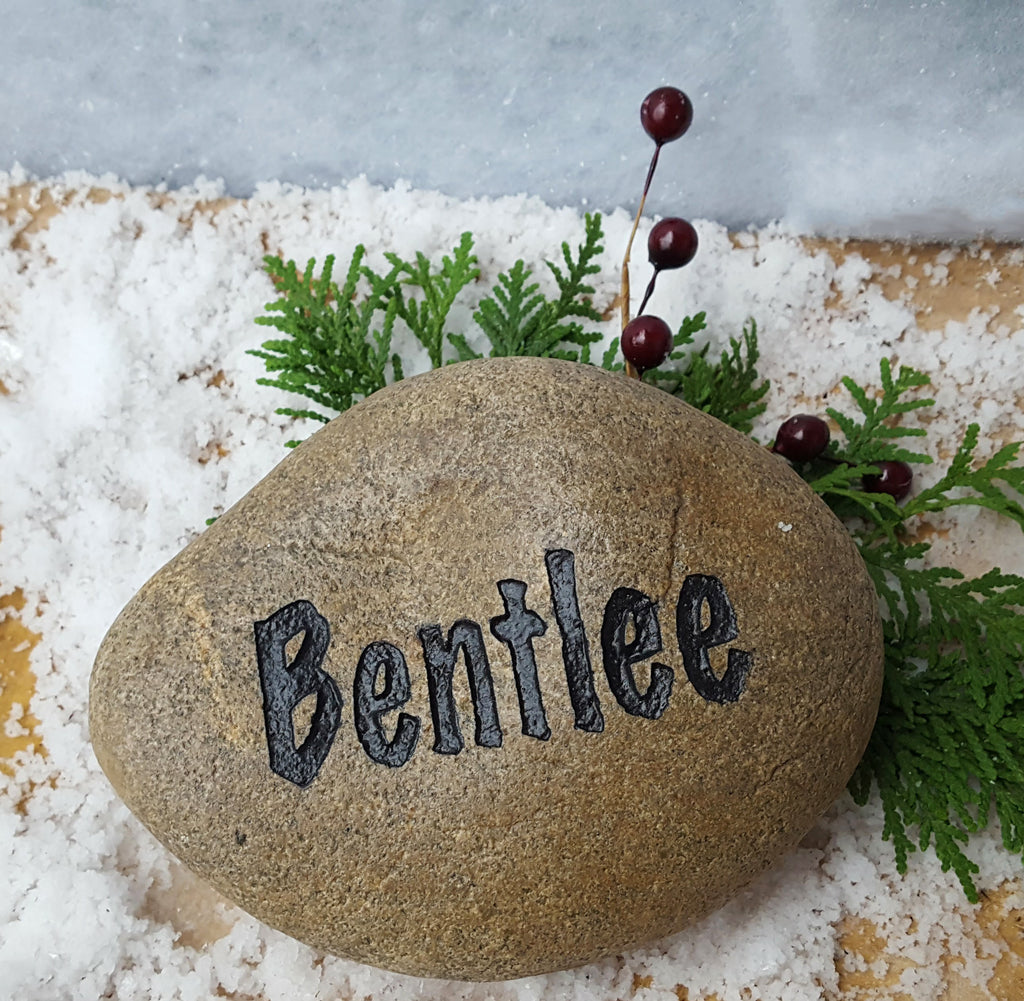 Grandkids Rock Mother's Day Gift for Grandma - Grandkids Rock - Name Rocks for Garden - Personalized Garden Stone - Custom Stone Engraving - God Rocks