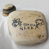 Children's Artwork - Mother's Day Gift - Gift for Grandma - Actual Child's Art Rock - Your Child's Art Engraved -  God Rocks