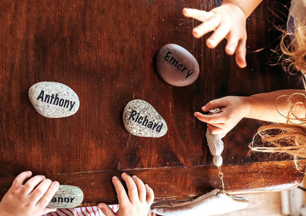 Grandkids Rock Individual Personalized  Name Rocks - Gift for Grandma - Engraved Rock - Keepsake Gift - Family Rock - Family Keepsake - God Rocks