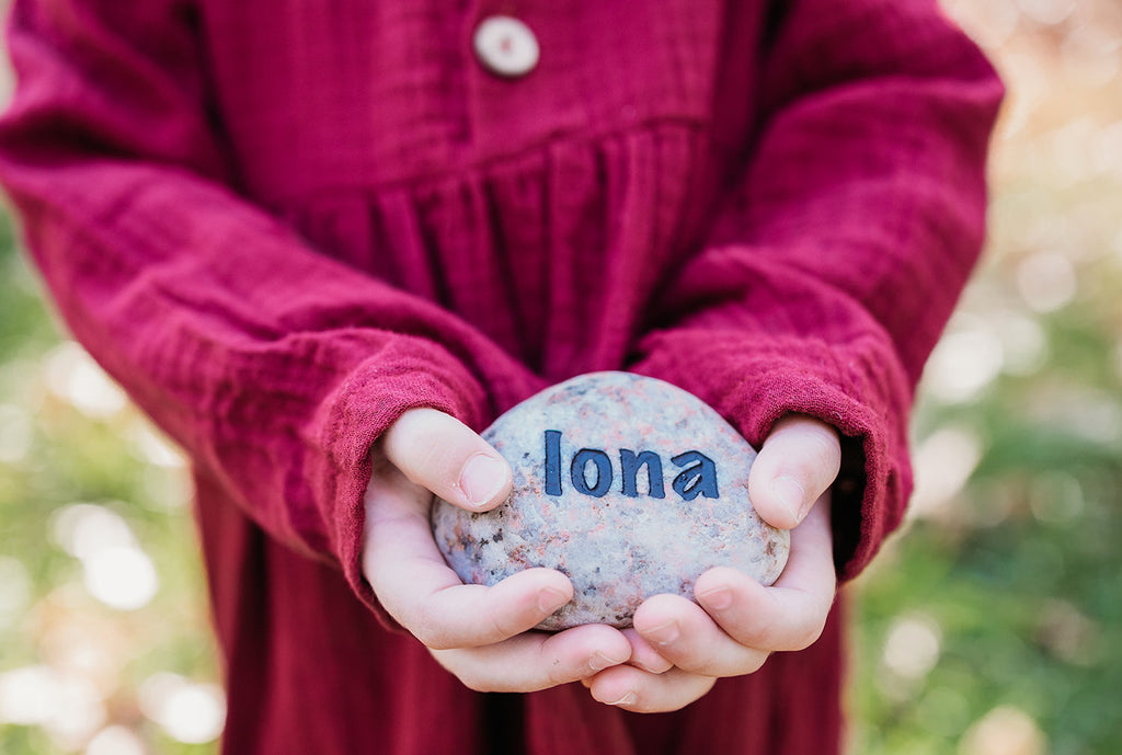 Family Keepsake Gift - Personalized Grandparents Gift  - Grandkids Rock Garden - Engraved Rock - Keepsake Gift - Family Rock  - God Rocks