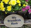 Mother's Day Gift for Grandma - Name Rocks  - Personalized Grandkids Rocks - Custom Garden Stone - Engraved Garden Stones - God Rocks