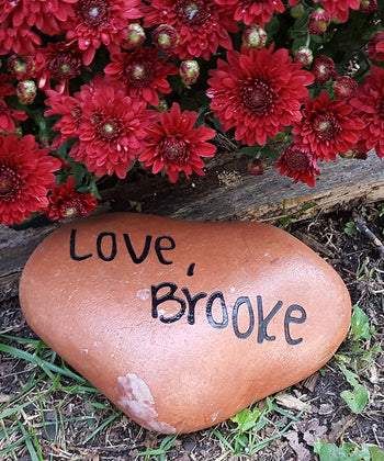 Handwriting -Garden Stones - Memorial Landscape Rock - Memory Rocks - Memorial Signature Garden Rocks - Custom  Rock - Keepsake - God Rocks