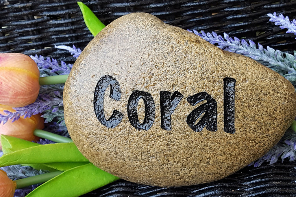 Grandkids Rock Mother's Day Gift for Grandma - Grandkids Rock - Name Rocks for Garden - Personalized Garden Stone - Custom Stone Engraving - God Rocks