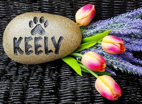 Pet Memorial - Memorial Marker - Garden Memorial - Personalized Pet Memorial - Cat Memorial Stone - Engraved Dog Memorial - God Rocks