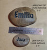 Grandkids Rock Set - 7-10 Names - Gift for Mom - Personalized - Grandkids Rock - Landscape Rock - Engraved Stones - Custom Gift - God Rocks