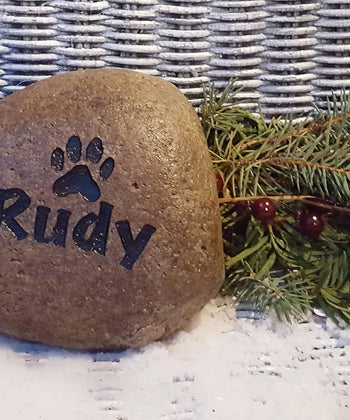 Pet Loss - Pet Memorial Headstone - Memorial Marker - Pet Loss Gift - Pet Gift - Pet Memorial Stone - Engraved Memorial Stone - God Rocks