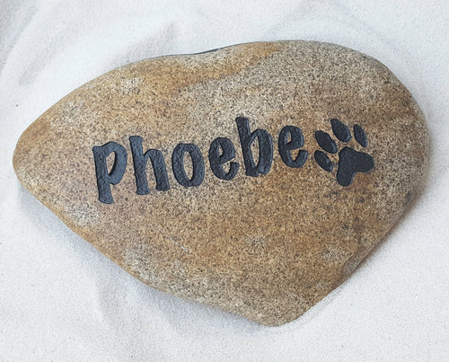Pet Memorial Stone - Personalized Memorial Stone - Personalized Pet Memorial - Cat Memorial Stone - Pet Marker - Dog Memorial - God Rocks