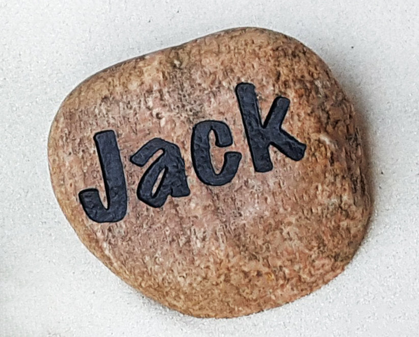 Grandkids Rock Great Christmas Gift - Custom Garden Rocks - Grandkids Rock - Name Rock - Personalized Landscape Rocks - Custom Garden Stone -  God Rocks