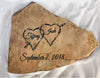 Personalized Gift Custom Engraved Heart Stone | Wedding Gift | Engagement Gift | Anniversary Gift | House Warming Gift | God Rocks®