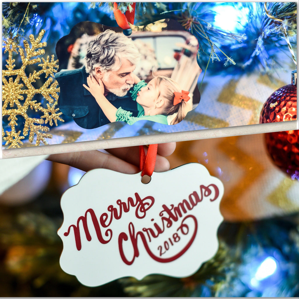 Personalized Photo Ornament  Christmas 2018 -