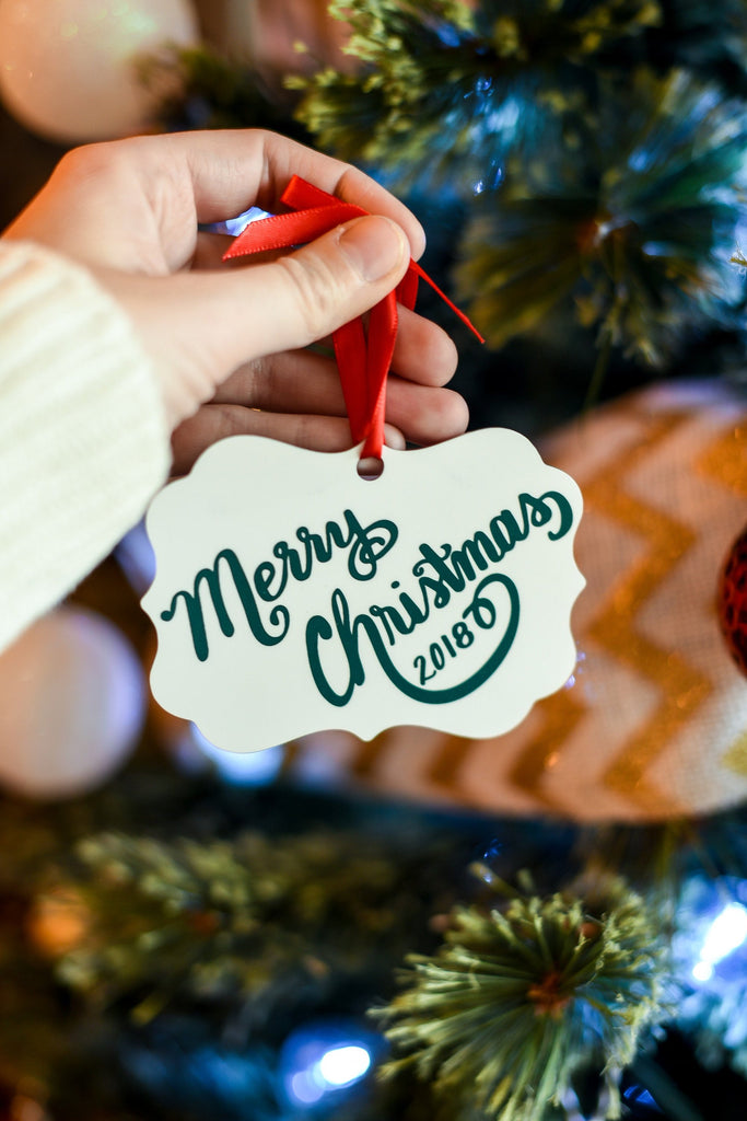 Personalized Photo Ornament Christmas 2018 - God Rocks
