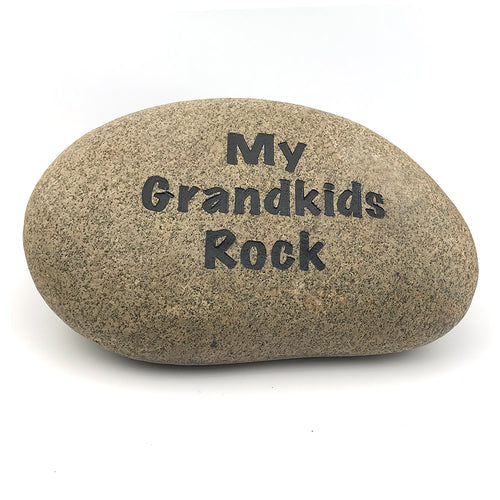 Mother's Day Gift for Grandma - Personalized Garden Rocks - Engraved Stone - Landscape Rock -Engraved Name Rock - Garden Stone - God Rocks