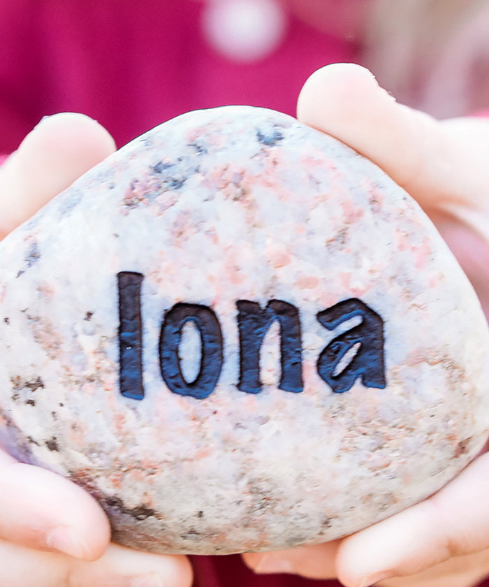 Gift for Grandparents - Grandkids Name Rock - Personalized Stone - Word Stones - Christmas Gift for Grandma - Grandpa Gift - God Rocks