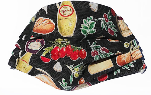 Pleated 3 Ply Cotton Reusable Adjustable Face Mask