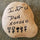 Custom Hand Written Father's Day Gift, Personalized Yard Stone, God Rocks, Garden Stone, River Rock, Actual Handwriting
