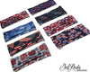 Patriotic Stars Face Mask | Fitted-3 Ply-100% Cotton-Adjustable Nose Wire-Interior Filter Pocket-Adjustable Straps