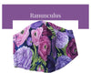 Ranunculus Flower Bouquet Fitted Face Mask, Nose Bridge Filter Pocket Adjustable Reusable Face Covering, God Rocks Designs