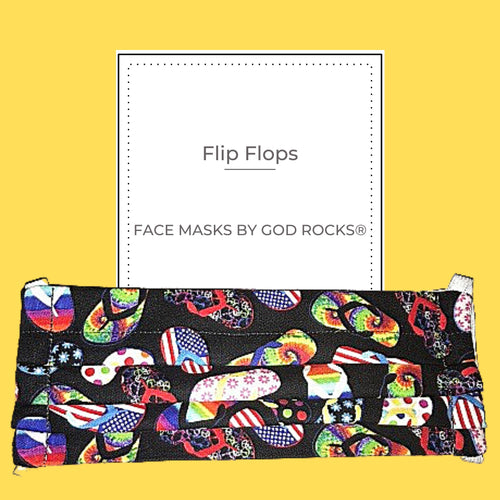 Pleated 3 Ply Cotton Reusable Adjustable Face Mask