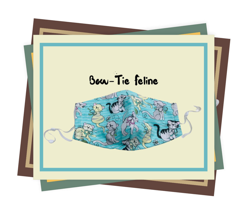 Fitted 3 Ply Cotton Reusable Adjustable Face Mask
