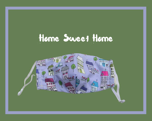 Fitted 3 Ply Cotton Reusable Adjustable Face Mask