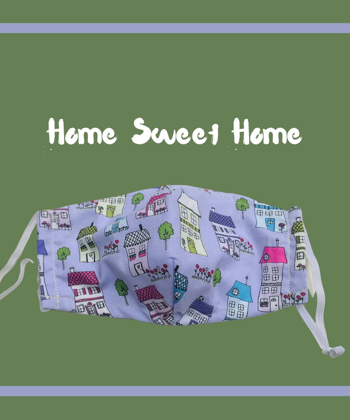 Fitted 3 Ply Cotton Reusable Adjustable Face Mask