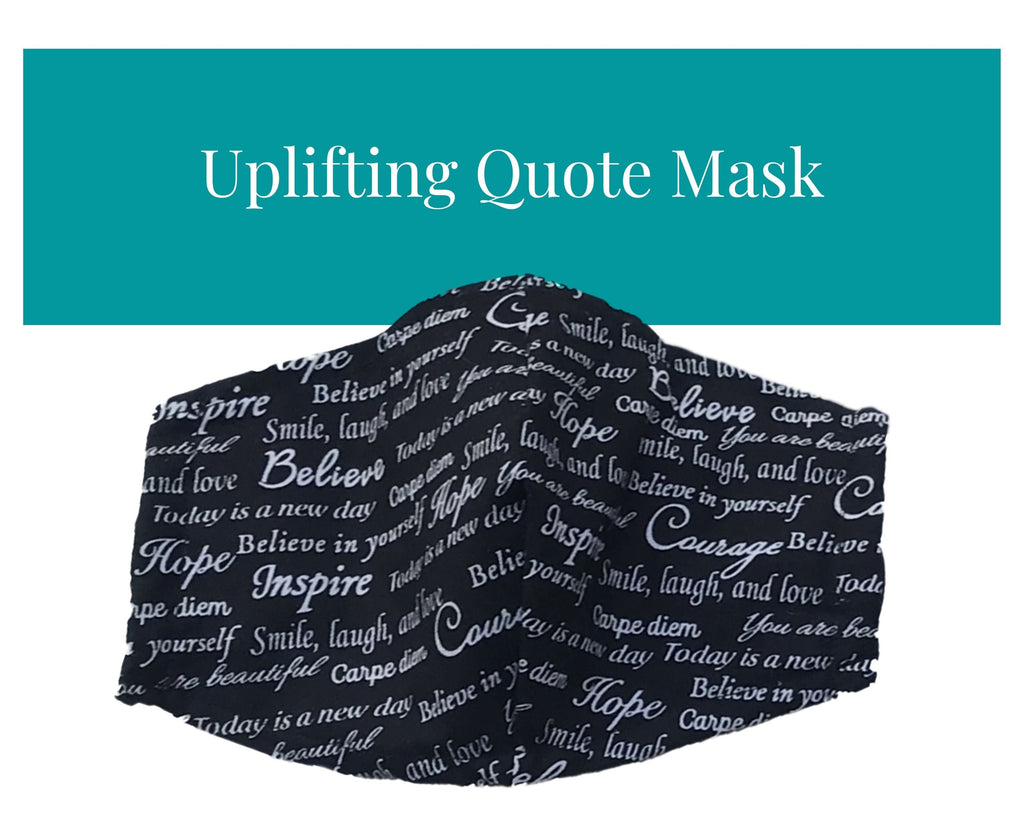 Fitted 3 Ply Cotton Reusable Adjustable Face Mask