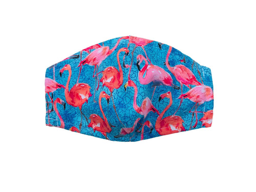 Fitted 3 Ply Cotton Reusable Adjustable Face Mask