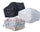 3 Pack Fitted 3 Ply Cotton Reusable Adjustable Face Mask