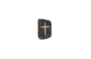 God Rock Pocket Stone Engraved Cross Christian Gift for Baptism